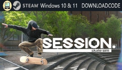 NEU PC Computer Spiel Session Skate Sim für Windows 10 11 STEAM Download Code
