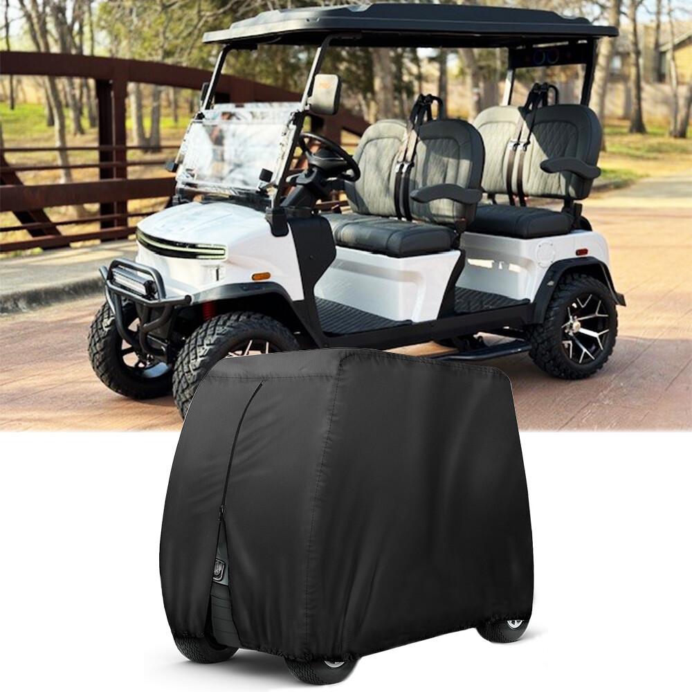 Cart Cover 4 Passenger Black For Denago Ev Rover Xl 4