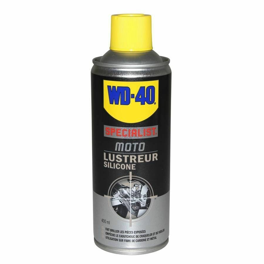 Lustreur Silicone wd-40 Specialista Motocicletta (Aerosol 400ml) - Nuovo