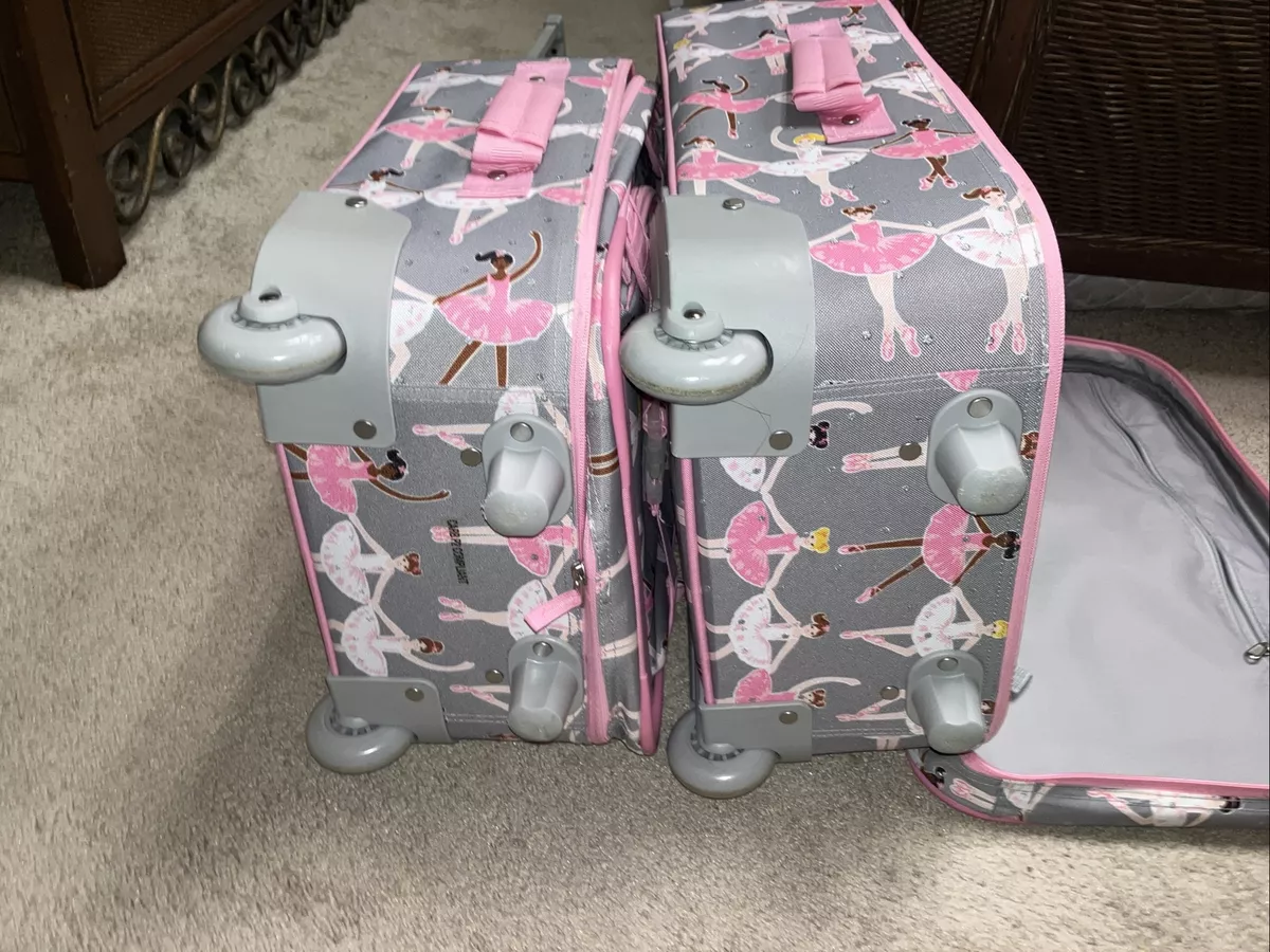 Mackenzie Pink Sparkle Glitter Hard-Sided Luggage