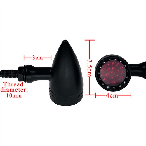 Luces LED de giro para motocicleta para Harley Davidson Sportster XL 1200 883 - Imagen 4 de 10
