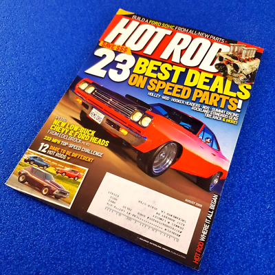 #ad HOT ROD: SAVE $$$ 23 BEST DEALS ON SPEED PARTS AUGUST 2009 MAGAZINE SHIPS FREE $9.99