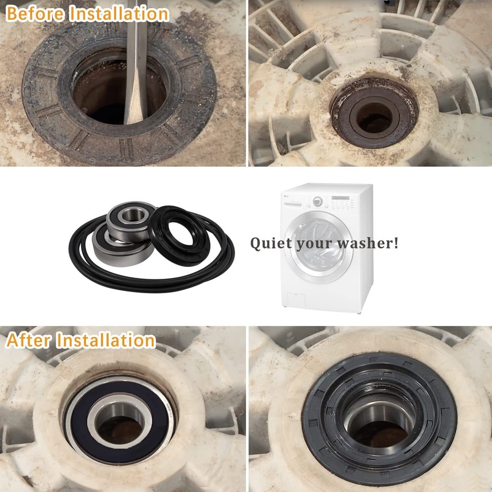Front Load Washer Tub Bearings Seal Kit for LG and Kenmore Etc ...