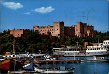 Palace of the Knights Rhodes Greece vintage postcard b209