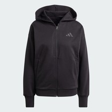 adidas women ALL SZN Fleece Full-Zip Hoodie