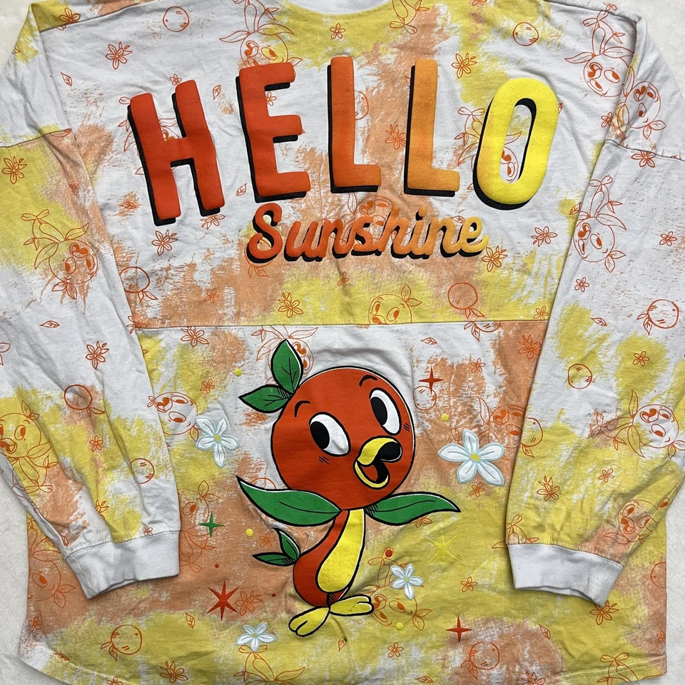 Camiseta Disney Orange Bird Spirit Camiseta Manga Larga 2XL Hello Sunshine Top Foto 3 de 4