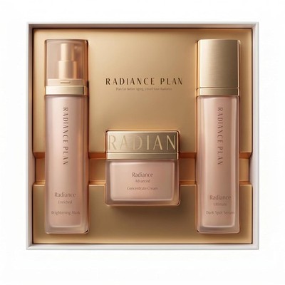 Radiance Plan The Korean Dark Spot Solution Kit, 3 Step Skincare For Mature S...