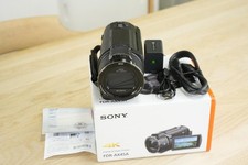Sony FDR-AX45 Video Camera Zeiss Lens Flip LCD 4K UHD Camcorder Body