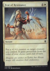 Feat of Resistance 10/269 Khans of Tarkir Common Instant