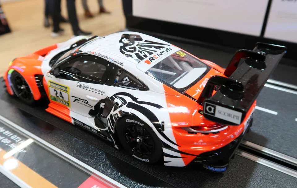 Carrera 23984 Digital 1:24 Porsche 911 GT3 R Lionspeed GP No 24 Slot Car - image 3 of 4
