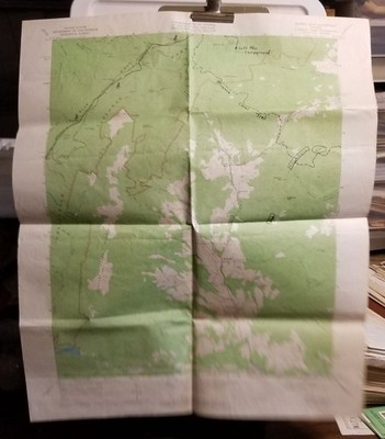 1965 Orig USGS Topo Map Browns Cove VIRGINIA Quad 7.5' 1:24000 Scouts Folded .b