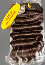 Deep Wave 100 Human Hair Tangle Free color 1B/30 Weft Bundle 10  inch