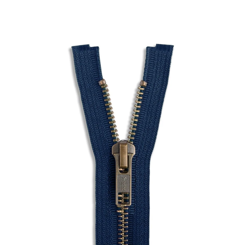 (3.45 EUR/100 Stück) YKK - Reißverschluss Stopper *ALTMESSING* oben 05M - TOP S - Bild 2 von 2