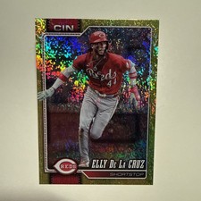 #150 Elly De La Cruz YELLOW RAINBOW HOLOFOIL /399 - 2026 Topps Series 1