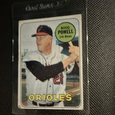 Topps 1969 Boog Powell #15 Baltimore Orioles Major League Baseball Card