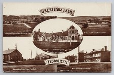 Tidworth Camp Multi View RPPC Candahar Barracks Soldiers Home [Real Photo]