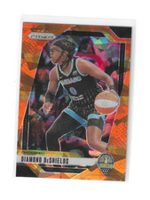 2024 Panini Prizm WNBA Orange Ice Prizms #8 Diamond DeShields - Chicago Sky