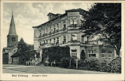 Ak Bad Driburg in Westfalen, Schaper's Hotel - 3939273