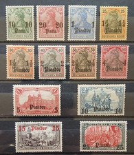 Dt. Post in der  T&uuml;rkei MiNr. 24 - 35 sauber * und tadellos (709)