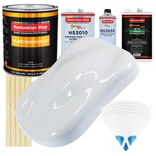 Winter White Premium Gallon Kit Urethane Basecoat Car Auto Paint Kit