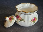 Vtg Royal Albert Old Country Roses Dorothy Box / Trinket Pot — photo 5