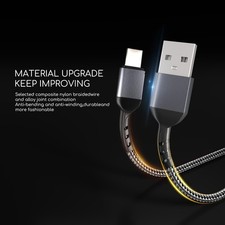 5-Pack 65W USB to Type-C Super Fast Braided Cables For iPhone Android 3ft 5ft
