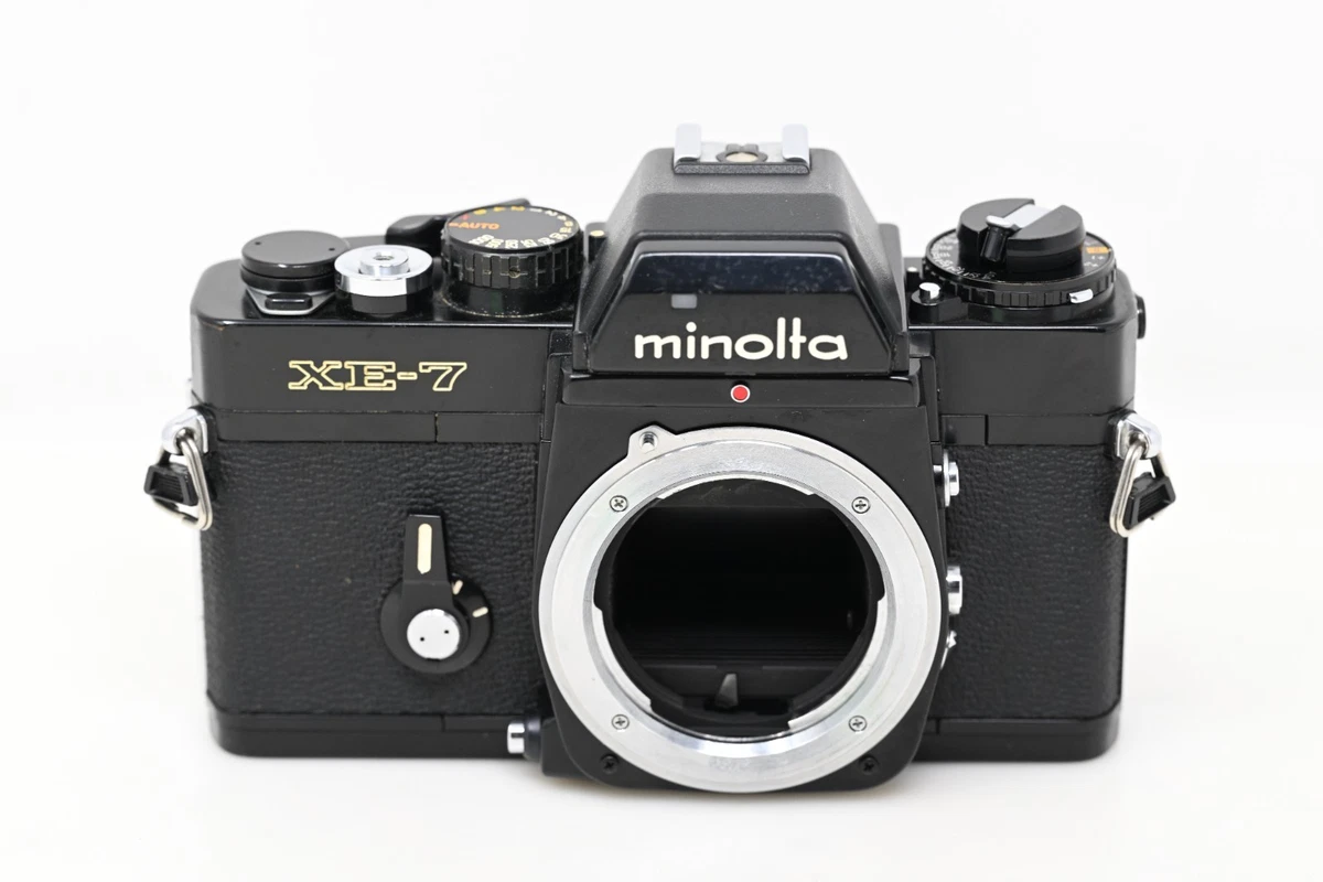 ミノルタカメラXE-7とレンズセット(SR505おまけ) Minolta XE-7 - Filmphotography.eu