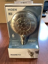 Moen 26112SRN Engage Brushed Nickel Six-Function Hand Shower W/Magnetix NEW B268