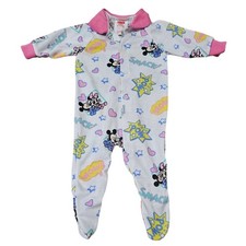 Vintage PLAYSKOOL Mickey and Minnie footed sleeper