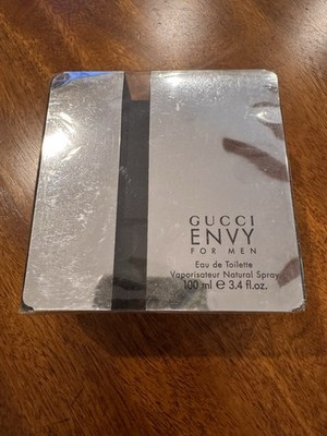 VTG Gucci Envy For Men 3.4oz 100 ML Eau De Toilette Spray FACTORY