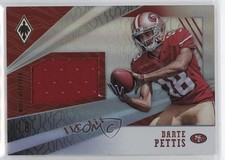 2018 Panini Phoenix RPS Memorabilia 73/100 Dante Pettis #21 fz4