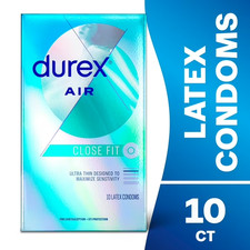 Durex Air Close Fit Latex Condoms 10ct