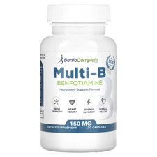 2 X Benfotiamine Inc., Multi-B Benfotiamine Neuropathy Support Formula, 150 mg,