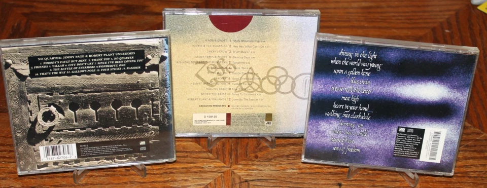 Jimmy Page & Robrt Plant Led Zeppelin Encomium Tribute CD lot of 3 Rock Classic Foto 2 de 2