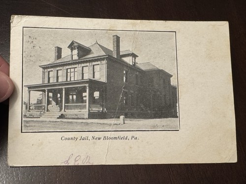 NUEVO BLOOMFIELD PA - Foto PC 1906 - Cárcel del Condado - Newport Duncannon Dromgold - Imagen 2 de 3