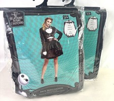 1 Ct Disney Nightmare Before Christmas Jack Skellington Costume Dress Womens