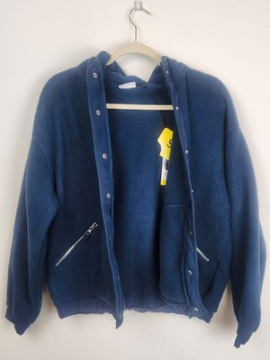 Damen Elle Sport Teddy Fleece Jacke mit Kapuze Größe S