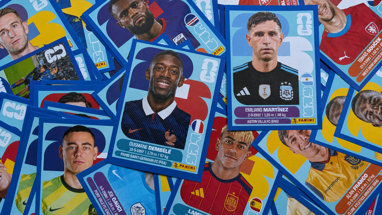 2026 Panini FIFA World Cup BLUE Stickers - YOU PICK - #BEL1 #NOR20 - GROUP G H I