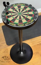 Luke Littler Adjustable Dartboard Bar Table - Black - Target The Nuke