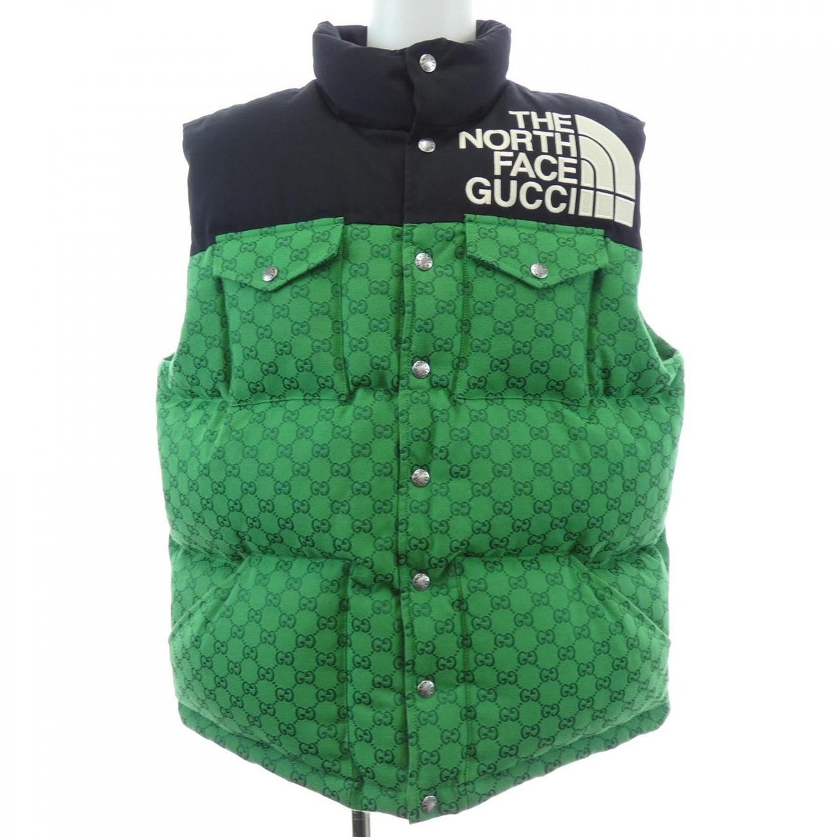 Authentic Gucci x The North Face Down Vest (670910 Z8APZ) #230-000
