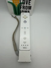 Nintendo Wii OEM White Remote Wiimote with Motion Plus Adapter RVL-003/026