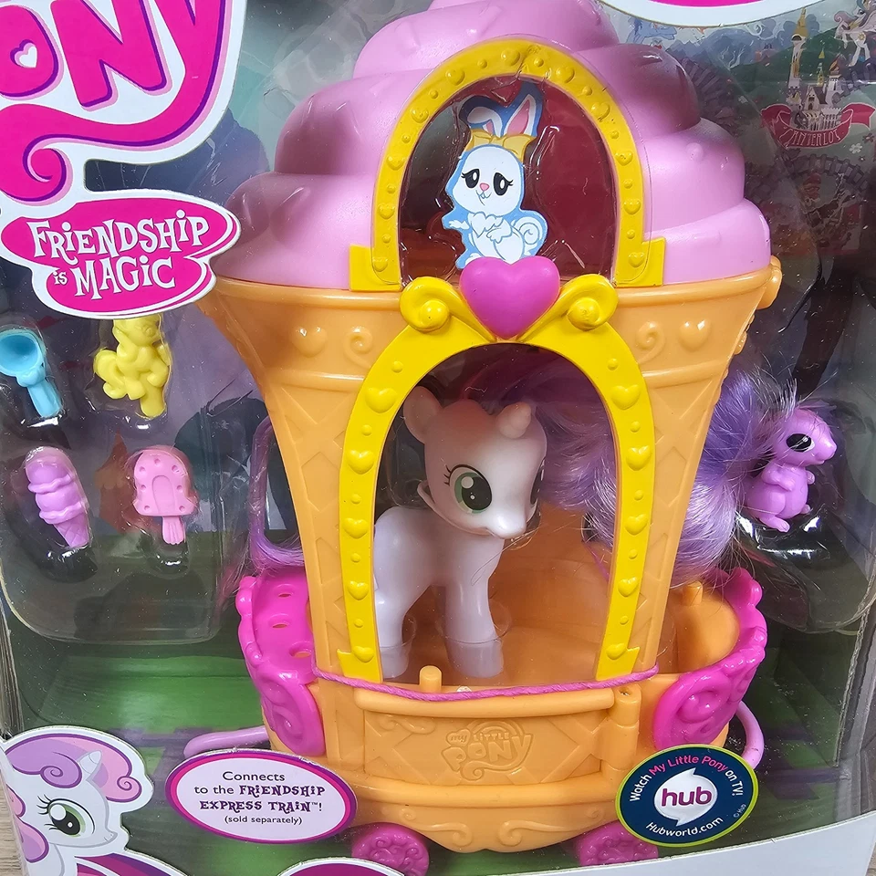 Hasbro My Little Pony Sweetie Belle Ice Cream Train Car FiM G4 MLP NEW 2011 - Image 3 of 4
