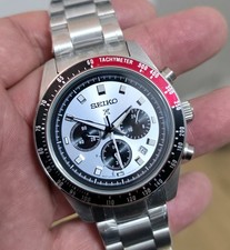 Nuovo Seiko Prospex X Divers Quarzo Cronografo Speedtimer Quadrante Argento 