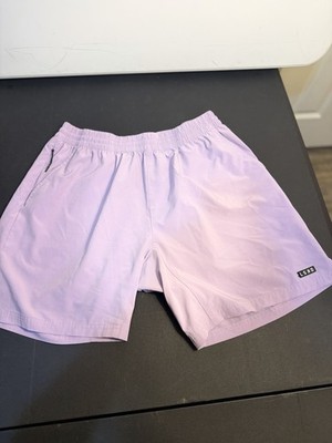 LSXD Pink Lavender Athletic Shorts Men s XL Zip Pocket Gym Running