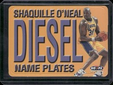 1999-2000 Skybox Hoops Shaq Diesel Name Plates Shaquille Oneal