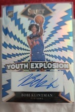 24-25 Panini Select - Youth Explosion Signatures Bobi Klintman #YE-BOB (AU, RC)