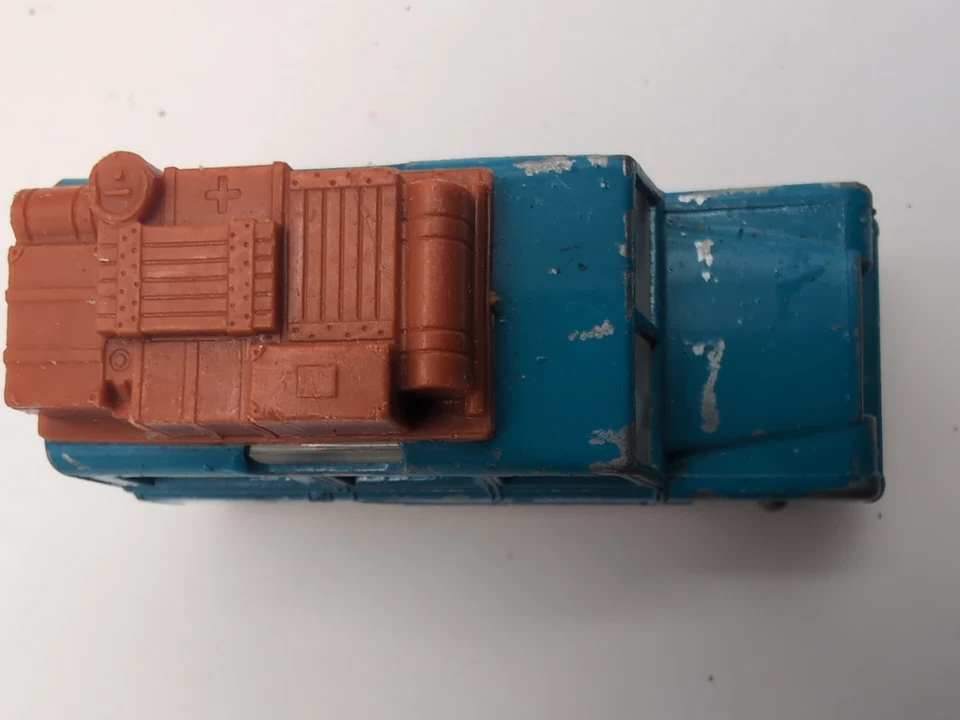 LESNEY MATCHBOX SUPERFAST LAND ROVER SAFARI - Nº 12 Azul Turquesa Foto 3 de 4