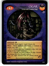 2001 Magi-Nation Duel: Awakening Card UC Ogar : Core Magi - Underneath Shadow