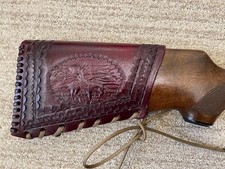 Leather Gun Stock Cover For Savage Model 99 Butt Stock