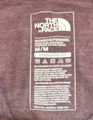 NWT North Face Red Long Sleeve “Happy Place” Standard Fit Shirt Womens M - Bild 4 von 7